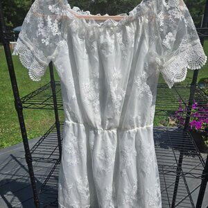 White lace dress, New without tag
